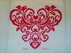 Cross stitch square for Millie-Mai's quilt