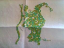 Cross stitch square for Cody S's quilt