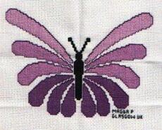 Cross stitch square for Katie J's quilt