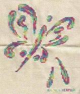 Cross stitch square for Caitlin F's quilt