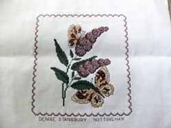 Cross stitch square for Caitlin F's quilt
