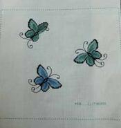 Cross stitch square for Caitlin F's quilt