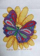 Cross stitch square for Caitlin F's quilt