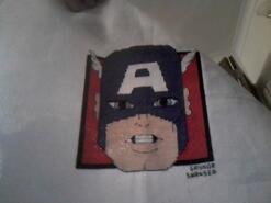 Cross stitch square for Oliver J's quilt