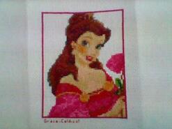 Cross stitch square for Destiny M's quilt