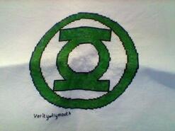 Cross stitch square for Oliver J's quilt