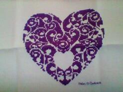 Cross stitch square for Kaydi P's quilt