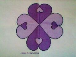 Cross stitch square for Kaydi P's quilt