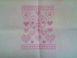 Cross stitch square for Kaydi P's quilt