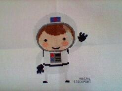 Cross stitch square for Kristian M's quilt