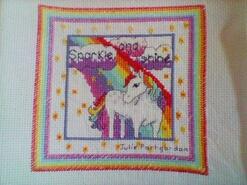 Cross stitch square for Rebecca's quilt