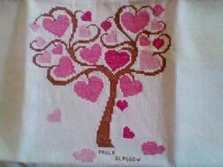 Cross stitch square for Kaydi P's quilt