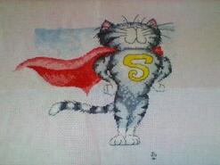 Cross stitch square for Joelle C's quilt