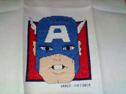 Cross stitch square for Austin H's quilt