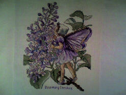 Cross stitch square for Maisy Hope's quilt