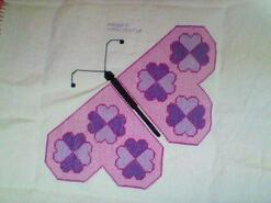 Cross stitch square for Elisia B's quilt