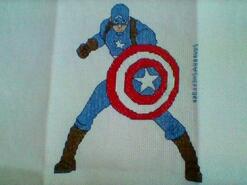 Cross stitch square for Elliot H's quilt