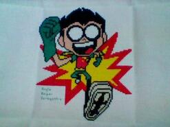 Cross stitch square for Elliot H's quilt