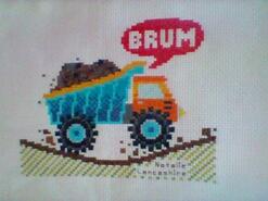 Cross stitch square for Cameron A's quilt
