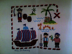 Cross stitch square for Johnathon L's quilt