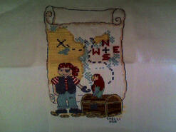 Cross stitch square for Johnathon L's quilt
