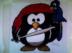 Cross stitch square for Johnathon L's quilt