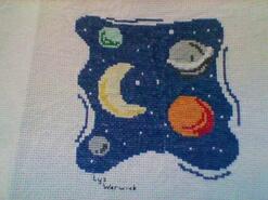 Cross stitch square for Archey B's quilt