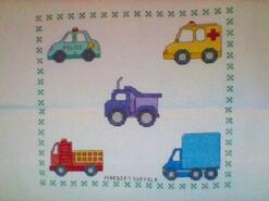 Cross stitch square for Lennie E's quilt