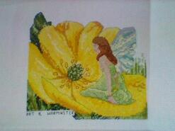 Cross stitch square for Rosie R's quilt