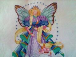 Cross stitch square for Rosie R's quilt