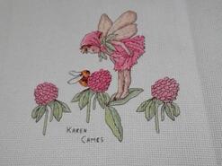 Cross stitch square for Rosie R's quilt