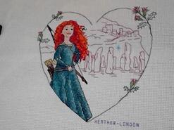 Cross stitch square for Sophie S's quilt