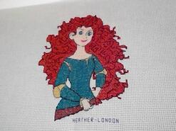 Cross stitch square for Sophie S's quilt