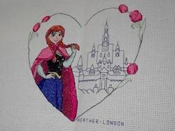 Cross stitch square for Sophie S's quilt