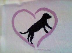 Cross stitch square for Joelle C's quilt