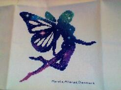 Cross stitch square for Rosie R's quilt