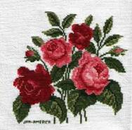 Cross stitch square for Rose P's quilt