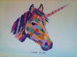Cross stitch square for Elsie P's quilt