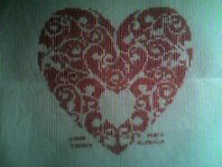 Cross stitch square for Bethany C's quilt