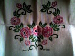 Cross stitch square for Bethany C's quilt