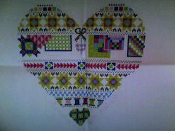 Cross stitch square for Bethany C's quilt