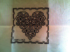 Cross stitch square for Bethany C's quilt