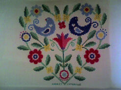 Cross stitch square for Bethany C's quilt