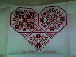 Cross stitch square for Bethany C's quilt
