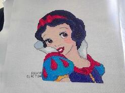 Cross stitch square for Elsie P's quilt