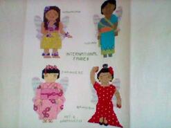 Cross stitch square for any child