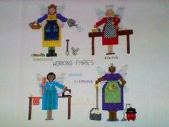 Cross stitch square for any child