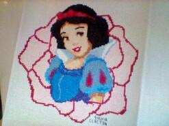 Cross stitch square for Eunice's quilt