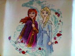 Cross stitch square for Eunice's quilt
