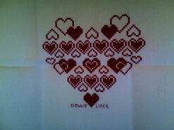 Cross stitch square for Alena R's quilt